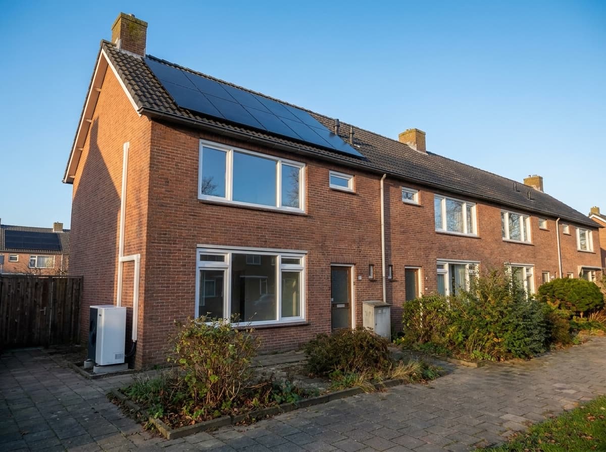 Zelfde huis na volledige verduurzaming: zonnepanelen, warmtepomp en nieuwe kozijnen